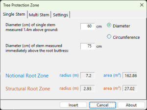 Tree Protection Zone Calculator - PlantManager